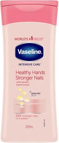 Vaseline® Vaseline Healthy Hands & Stronger Nails - 6 X 200 Ml - Handcrème - Voordeelverpakking -Verzorgingsproducten 497x1200