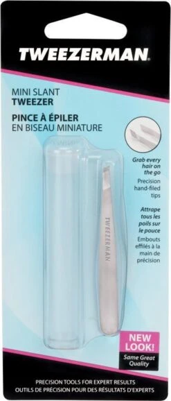 Tweezerman - Mini Slant Tweezer - Klassiek RVS - Pincet -Verzorgingsproducten 513x1200 8