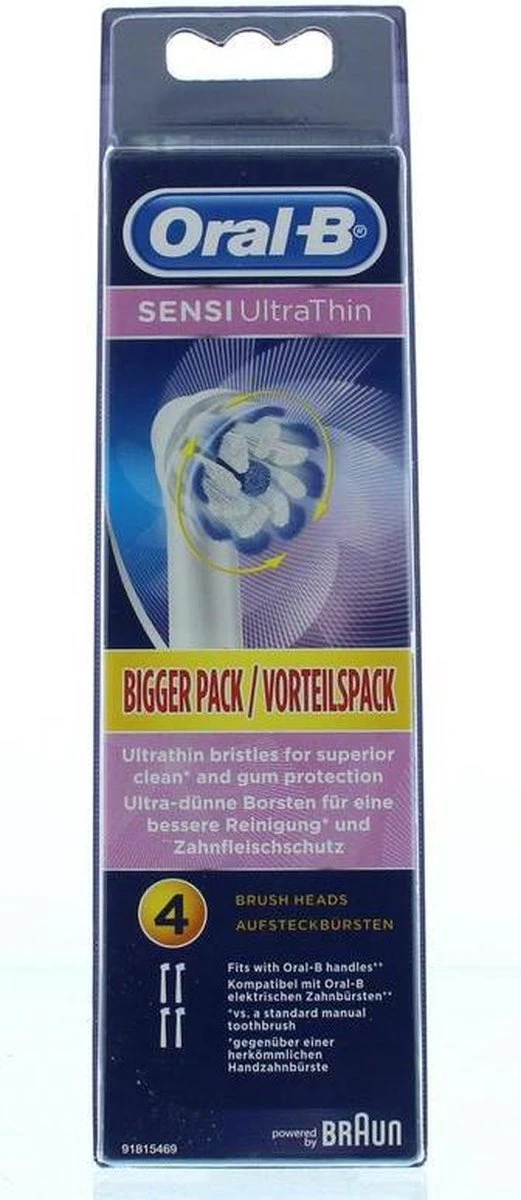 Oral B Oral-B Sensi UltraThin Opzetborstels - 4 Stuks 19 Oral B Oral-B Sensi UltraThin Opzetborstels - 4 Stuks - Afbeelding 17