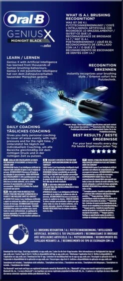 Oral B Oral-B Genius X - Special Editie - Zwart - Elektrische Tandenborstel - 1 Handvat En 1 Opzetborstel -Verzorgingsproducten 526x1200 5