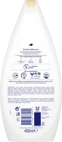 Dove Nourishing Silk Douchegel - 6 X 450 Ml - Voordeelverpakking -Verzorgingsproducten 529x1200 2