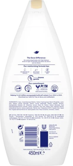Dove Nourishing Care Douchegel - Triple Moisture Serum - 6 X 450 Ml -Verzorgingsproducten 529x1200 5