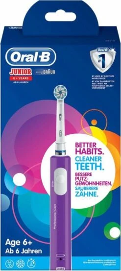 Oral B Oral-B Junior - Elektrische Tandenborstel - Paars 25 Oral B Oral-B Junior - Elektrische Tandenborstel - Paars -Verzorgingsproducten 536x1200 3