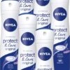 NIVEA Protect & Care - 6 X 150 Ml - Voordeelverpakking - Deodorant Spray -Verzorgingsproducten 552x1200