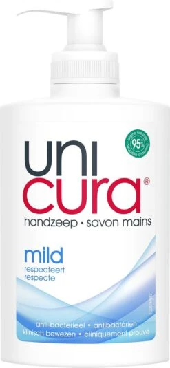 Unicura Mild Antibacteriële Vloeibare Handzeep - 6 X 250 Ml - Voordeelverpakking -Verzorgingsproducten 554x1200