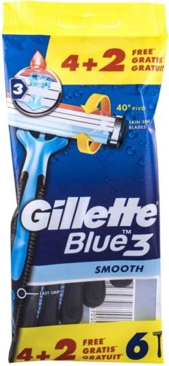 Gillette® Gillette Blue3 Smooth 4+2 Stuks -Verzorgingsproducten 556x1200