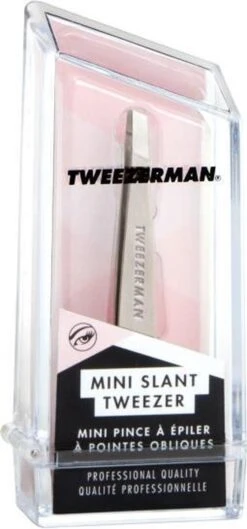 Tweezerman - Mini Slant Tweezer - Klassiek RVS - Pincet -Verzorgingsproducten 560x1200