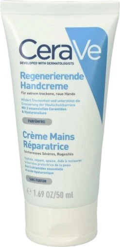 CeraVe - Reparative Handcream - Handcrème - Tegen Droge En Ruwe Handen - 50 Ml -Verzorgingsproducten 586x1200 1