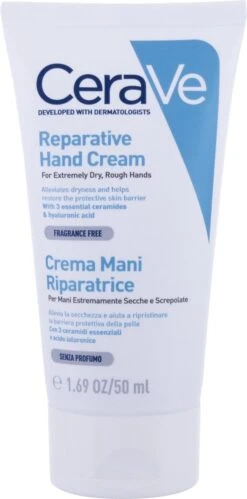 CeraVe - Reparative Handcream - Handcrème - Tegen Droge En Ruwe Handen - 50 Ml -Verzorgingsproducten 594x1200