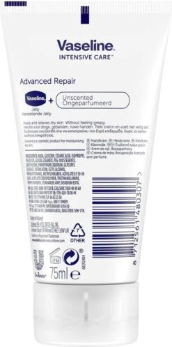 Vaseline® Vaseline Handcreme Advanced Repair - 6 X 75 Ml - Voordeelverpakking -Verzorgingsproducten 596x1200 1