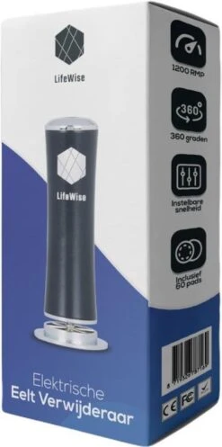 LifeWise Elektrische Eelt Verwijderaar - Voetvijl - 60 Vervangbare Schuurpads - Netstroom Adapter -Verzorgingsproducten 596x1200