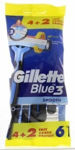 Gillette® Gillette Blue3 Smooth 4+2 Stuks -Verzorgingsproducten 602x1200 3