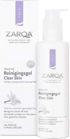 Zarqa Reinigingsgel Clear Skin 200 Ml -Verzorgingsproducten 609x1200
