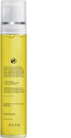 *ACTIE* MONTE - 100% Pure Arganolie - 100 ML - Unieke Fles - 100% Biologisch - Huidolie En Haarolie - Voor Haar, Huid En Gezicht - Hydraterend, Voedend En Herstellend - Rijk Aan Vitamine E, Essentiële Vetzuren, Antioxidanten En Mineralen - Argan Oil -Verzorgingsproducten 618x1200 1