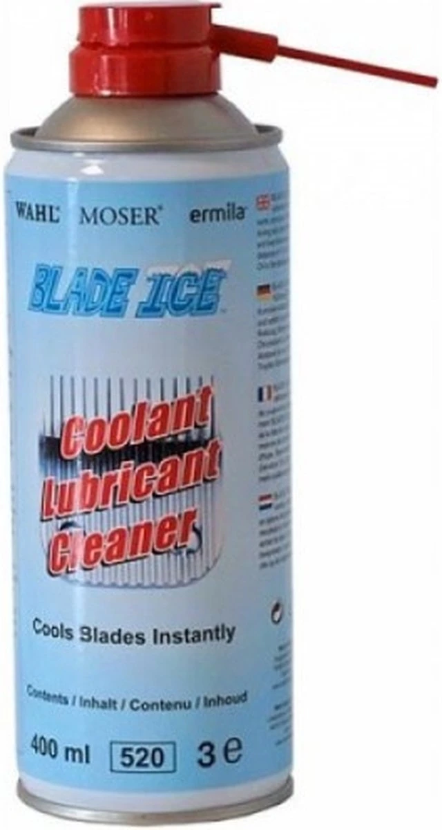 Moser Wahl Blade Ice Spray - 400 Ml 8 Moser Wahl Blade Ice Spray - 400 Ml - Afbeelding 6