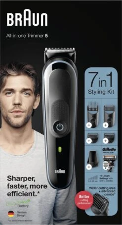 Braun Multigroomer 5 MGK5355 - 7in1 Trimmer Voor Mannen - 5 Opzetstukken -Verzorgingsproducten 653x1200 1