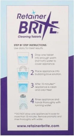 Retainer Brite Reinigingstabletten - 96 Stuks -Verzorgingsproducten 655x1200 5