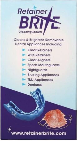 Retainer Brite Reinigingstabletten - 96 Stuks -Verzorgingsproducten 657x1200