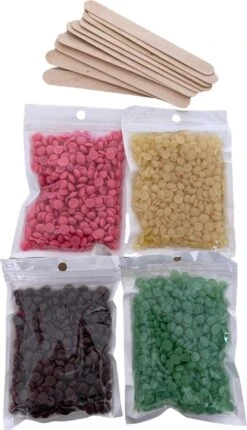 Wax Apparaat | Hars Set | Wax Apparaat | Ontharen | Ontharingsset | Incl. 4 X 100 Gram Waxing Beans En 10 Spatels | Incl. Gratis Wax Tutorial | Bedazzle Beauty | Zwart -Verzorgingsproducten 690x1200 1