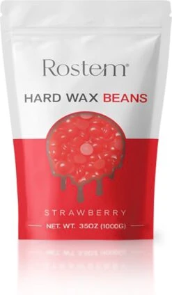 Rostem® Luxe Harskorrels - Hard Wax Beans - Hotwax - Wax Bonen - Strawberry 1KG - Incl. 10 Spatels -Verzorgingsproducten 699x1200 1