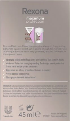 Rexona Women Maximum Protection Confidence Anti-transpirant Stick - 45 Ml 20 Rexona Women Maximum Protection Confidence Anti-transpirant Stick - 45 Ml -Verzorgingsproducten 700x1200 3