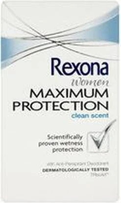 Rexona Women Maximum Protection Clean Scent Anti-transpirant Stick - 45 Ml -Verzorgingsproducten 714x1200