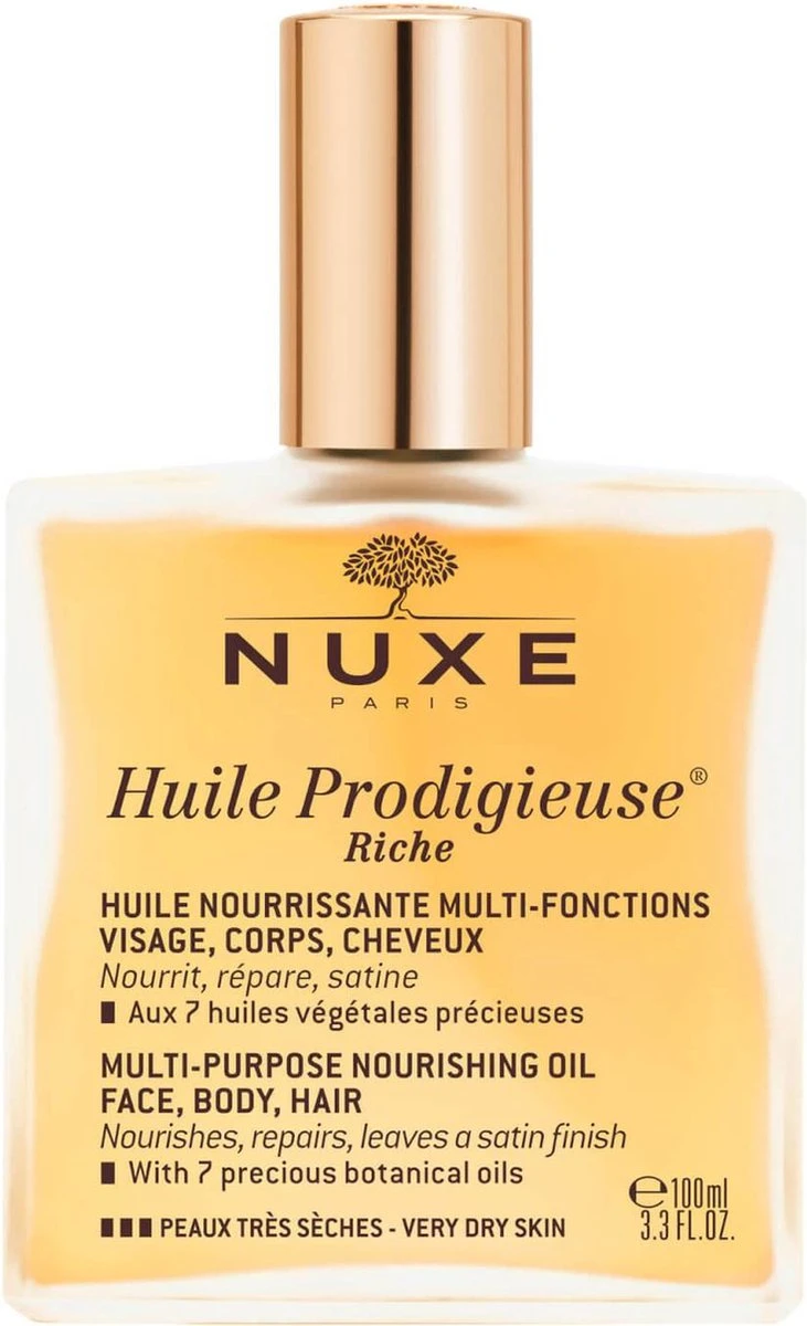 Nuxe Huile Prodigieuse Riche Dry Oil Droogolie - 100 Ml 13 Nuxe Huile Prodigieuse Riche Dry Oil Droogolie - 100 Ml - Afbeelding 11