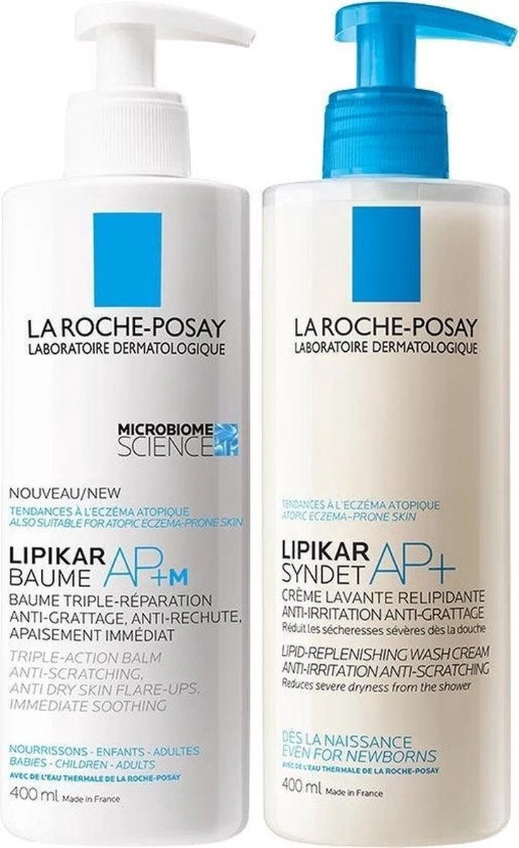 Routine La Roche-Posay Lipikar Syndet AP+ En Balsem AP+m 3 Routine La Roche-Posay Lipikar Syndet AP+ En Balsem AP+m