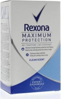 Rexona Women Maximum Protection Clean Scent Anti-transpirant Stick - 45 Ml -Verzorgingsproducten 740x1200 1