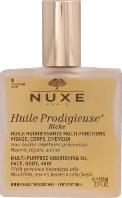Nuxe Huile Prodigieuse Riche Dry Oil Droogolie - 100 Ml 35 Nuxe Huile Prodigieuse Riche Dry Oil Droogolie - 100 Ml -Verzorgingsproducten 743x1200 2