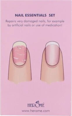 Herome 3 In 1 Manicure Nagelverzorging Set – Nagelriemolie, Nagelriemcrème En Nagelverharder - Grote Verpakking -Verzorgingsproducten 746x1200