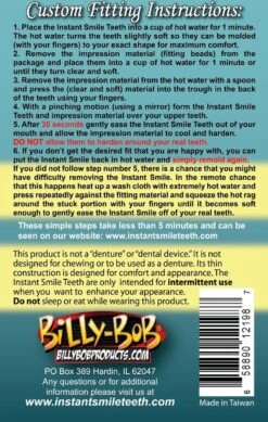 Kunstgebit InstantSmile - Medium - Boven Gebit - Goedkope Kunstgebit- Met Bijgeleverde Vulling 8 Kunstgebit InstantSmile - Medium - Boven Gebit - Goedkope Kunstgebit- Met Bijgeleverde Vulling -Verzorgingsproducten 761x1200 1