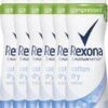 Rexona Woman Ultra Dry Cotton Deodorant Spray - 6 X 75 Ml - Voordeelverpakking -Verzorgingsproducten 769x1200