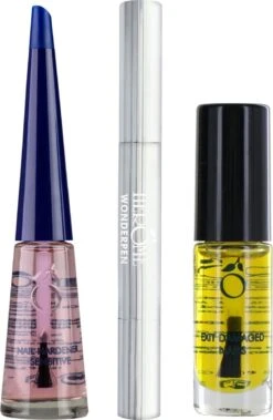 Herome 3 In 1 Manicure Nagelverzorging Set – Nagelriemolie, Nagelriemcrème En Nagelverharder - Grote Verpakking -Verzorgingsproducten 782x1200