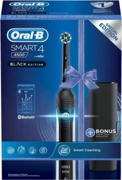 Oral B Oral-B Smart 4 4500 - Zwart - Elektrische Tandenborstel - Powered By Braun - 1 Handvat En 2 Opzetborstels -Verzorgingsproducten 818x1200 3