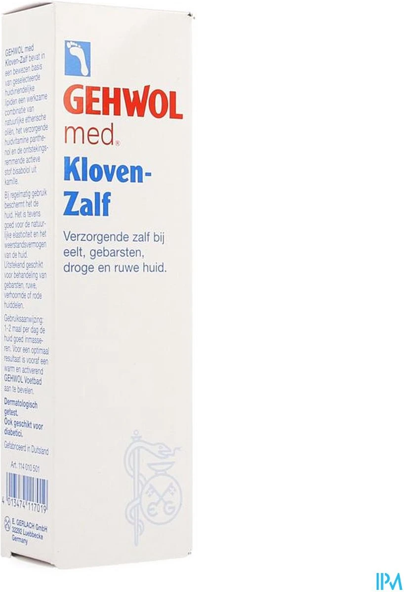 Gehwol Klovenzalf - Tube 75ml 3 Gehwol Klovenzalf - Tube 75ml