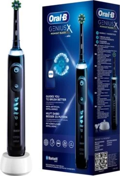 Oral B Oral-B Genius X - Special Editie - Zwart - Elektrische Tandenborstel - 1 Handvat En 1 Opzetborstel
