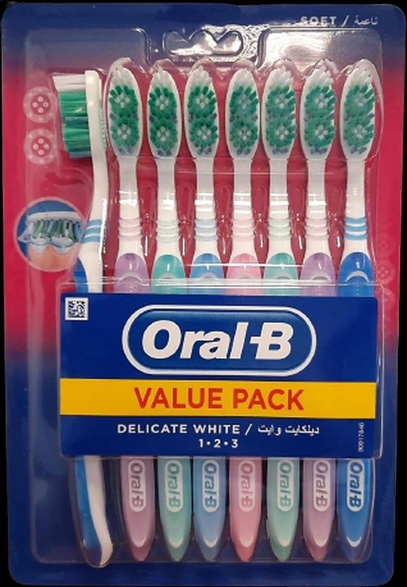 Oral B Oral-B Value Pack Delicate White 3 Oral B Oral-B Value Pack Delicate White