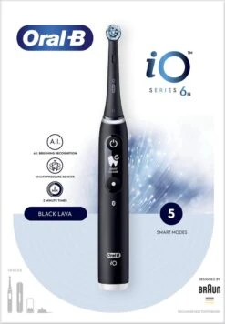 Oral B IO 6N - SMILE Black Lava Elektrische Tandenborstel Ontworpen Door Braun -Verzorgingsproducten 832x1200 2