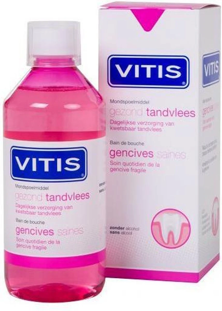 3x Vitis Gezond Tandvlees Mondwater 500 Ml 6 3x Vitis Gezond Tandvlees Mondwater 500 Ml - Afbeelding 4