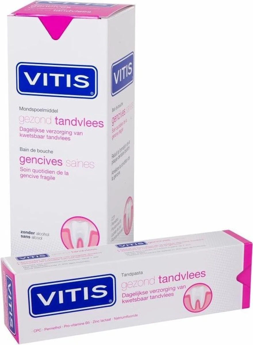 3x Vitis Gezond Tandvlees Mondwater 500 Ml 4 3x Vitis Gezond Tandvlees Mondwater 500 Ml - Afbeelding 2