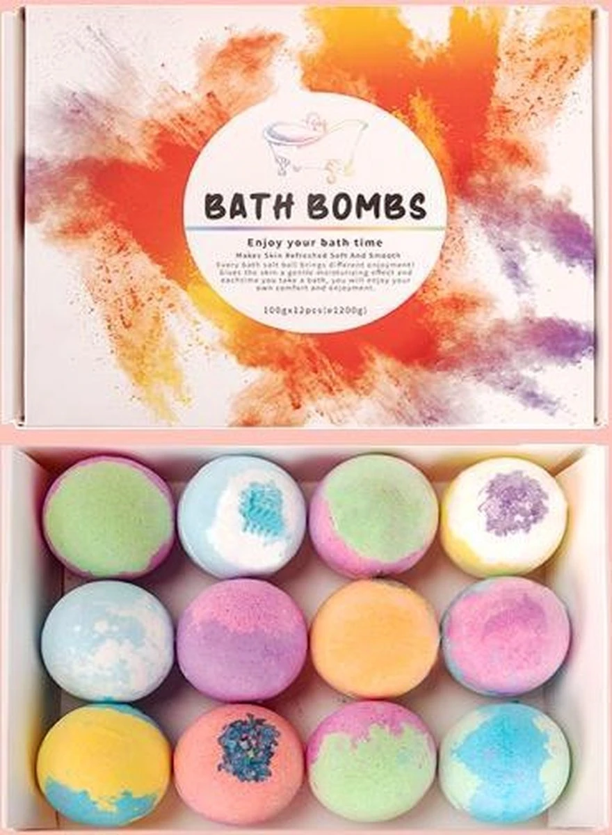 BathQueen XXL Bruisballen - 12 Unieke Geuren - 100 Gram Per Stuk 3 BathQueen XXL Bruisballen - 12 Unieke Geuren - 100 Gram Per Stuk