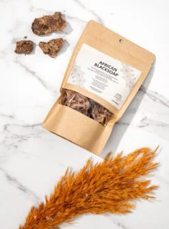 Nature's Blend African Black Soap - Zeep Puur - Biologisch - 100 Gram -Verzorgingsproducten 887x1200