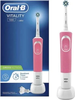 Oral B Oral-B Vitality 100 Roze CrossAction - Elektrische Tandenborstel - Powered By Braun -Verzorgingsproducten 897x1200 6