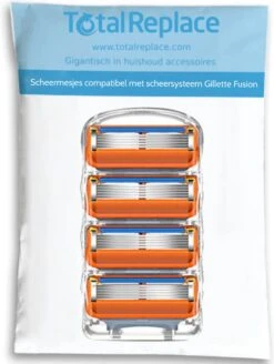 4x Scheermesjes - Compatibel Met Gillette Fusion Scheermes (5 Blades) Vervanging -Verzorgingsproducten 904x1200 3