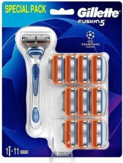 Gillette® Gillette - Fusion 5 Set - Special Pack - 11 Mesjes + Houder