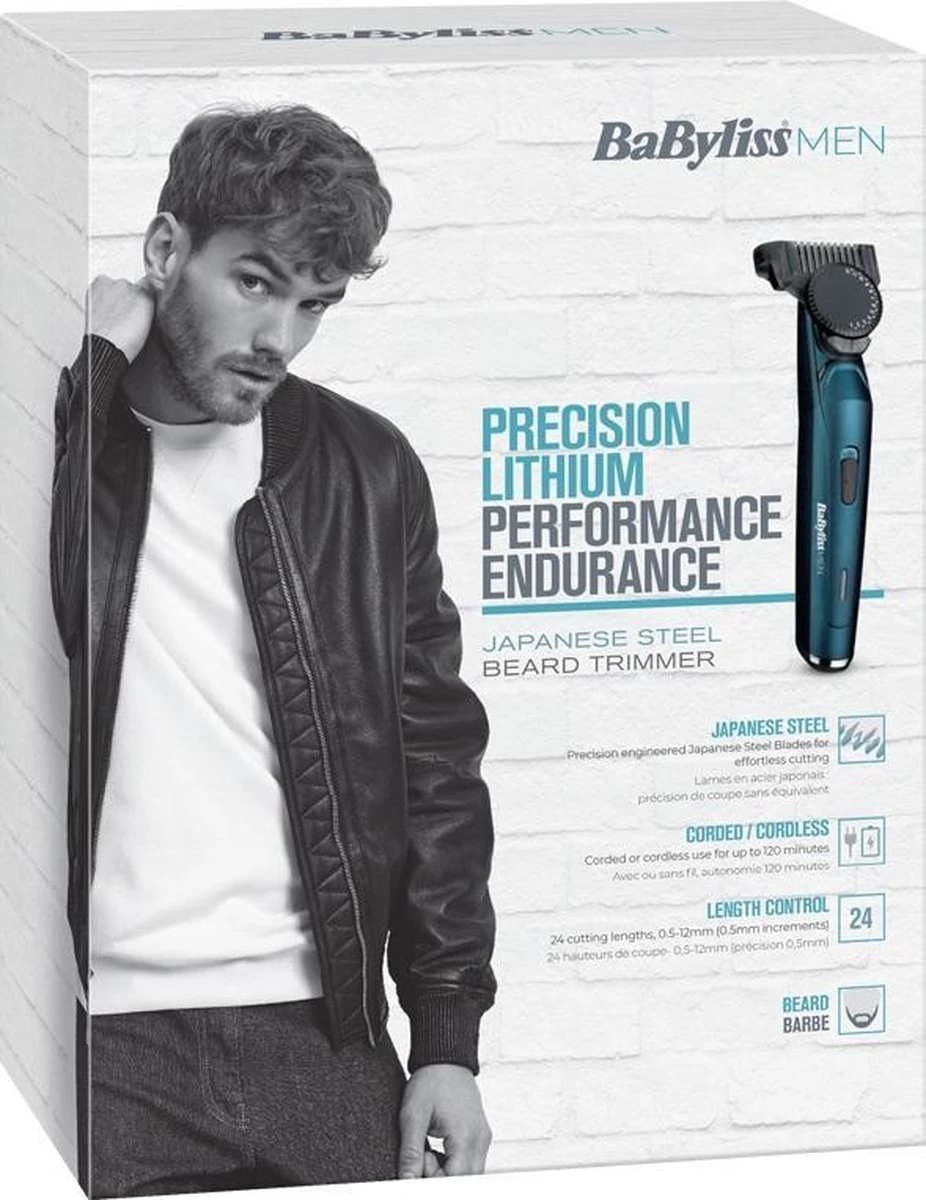 BaBylissMEN Japanese Steel Baardtrimmer T890E - Precisie Opzetkam - 24 Lengtes 10 BaBylissMEN Japanese Steel Baardtrimmer T890E - Precisie Opzetkam - 24 Lengtes - Afbeelding 8