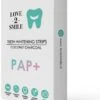 Love2smile PAP+ Premium Strips - Whitening Strips - De Natuurlijke Tandenbleker Van Nederland & België - Goedgekeurde Tandenbleek Strips - Teeth Whitening Strips - Wittere Tanden - Zonder Peroxide -Verzorgingsproducten 928x1200