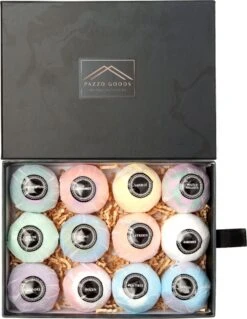 Bruisballen - 12 Stuks - XL Formaat - 12 Verschillende Geuren - Cadeau - 100 % Natuurlijk