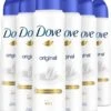 Dove Original Anti-transpirant Spray Vrouw - 6 X 150 Ml - Voordeelverpakking -Verzorgingsproducten 943x1200